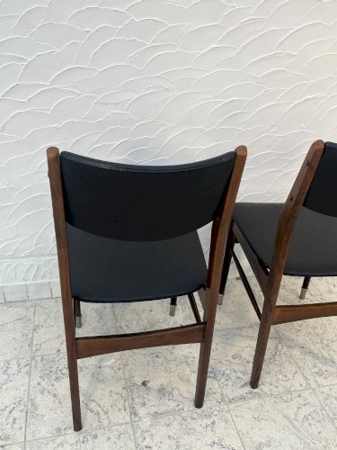 Paire de chaises vintage style scandinave années 60