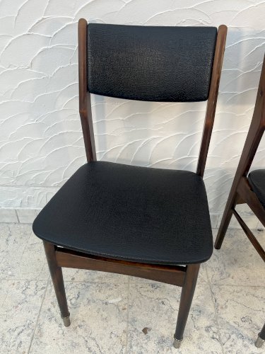 Paire de chaises vintage style scandinave années 60