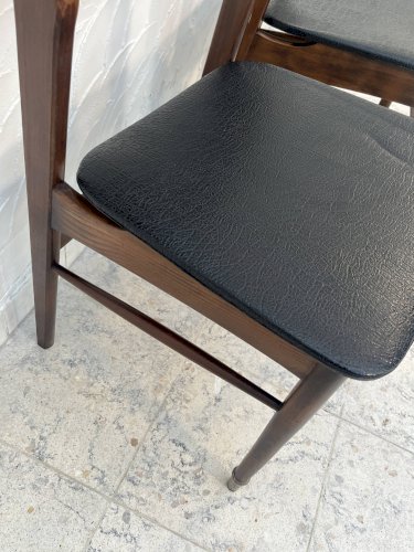 Paire de chaises vintage style scandinave années 60