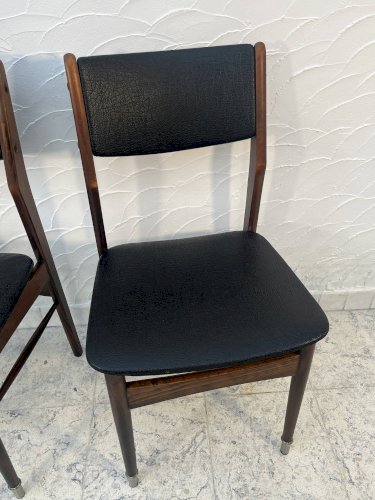 Paire de chaises vintage style scandinave années 60