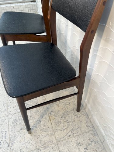 Paire de chaises vintage style scandinave années 60