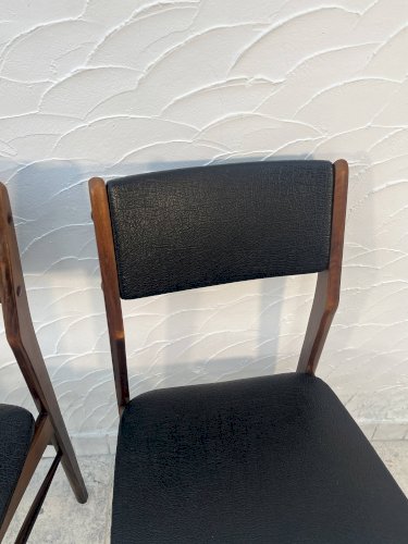 Paire de chaises vintage style scandinave années 60