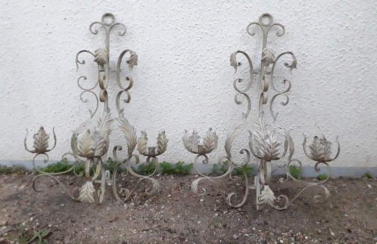 Paire de chandeliers 