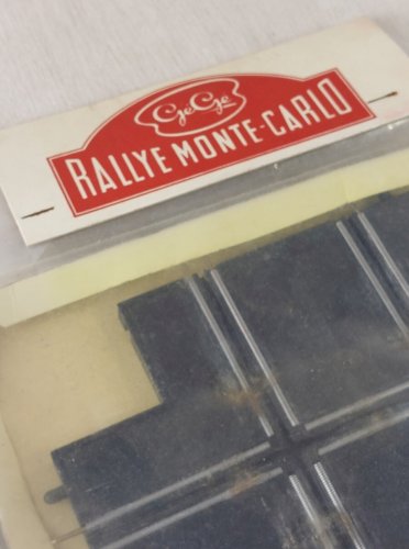 Paire de croisements, pour circuits électriques voiture, Gégé Rallye Monte Carlo