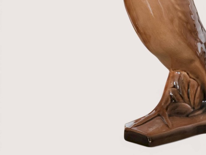 Paire de faisans en céramique