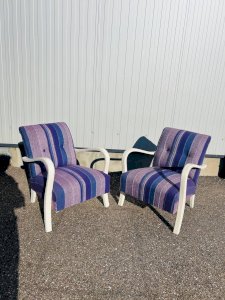 paire de fauteuils clubs des années 30