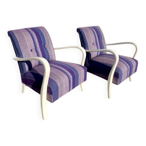 paire de fauteuils clubs des années 30