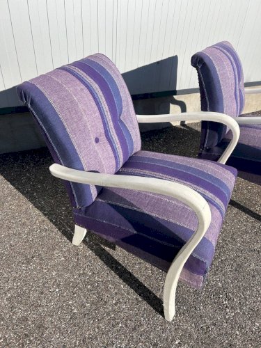 paire de fauteuils clubs des années 30