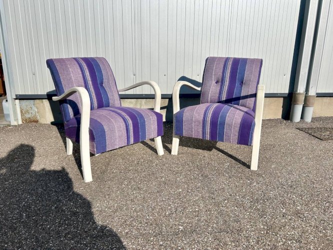 paire de fauteuils clubs des années 30