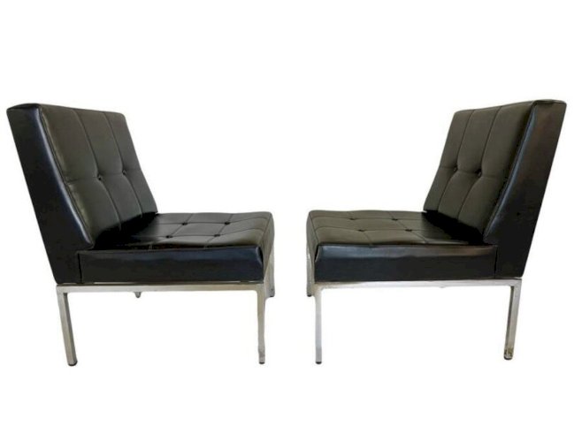 Paire de fauteuils Design Samouraï joseph-andré motte pour airborne, 1970