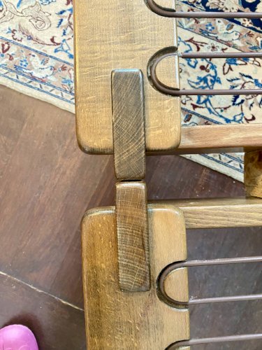 Paire de fauteuils et ottoman Rolf Benz, Allemagne, années 1980