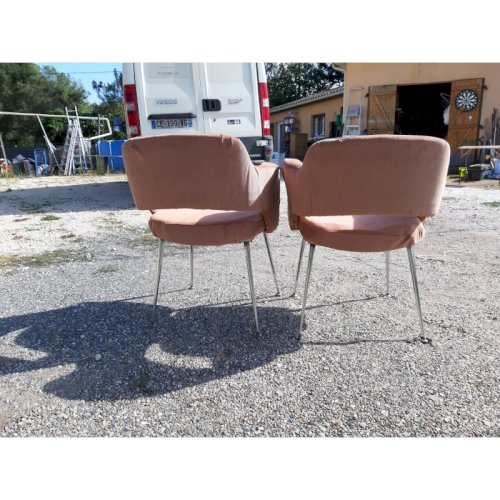 Paire de Fauteuils Knoll Saarinen