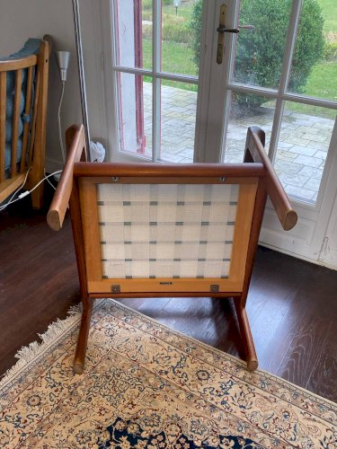 Paire de fauteuils Komdort  danois en teck – Années 1960