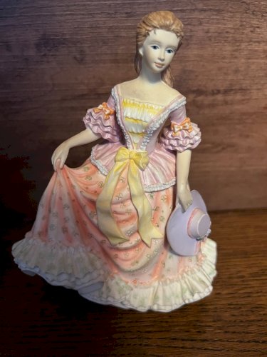 Paire de figurines en porcelaine – Royal Doulton – Modèle Natalie – 1996