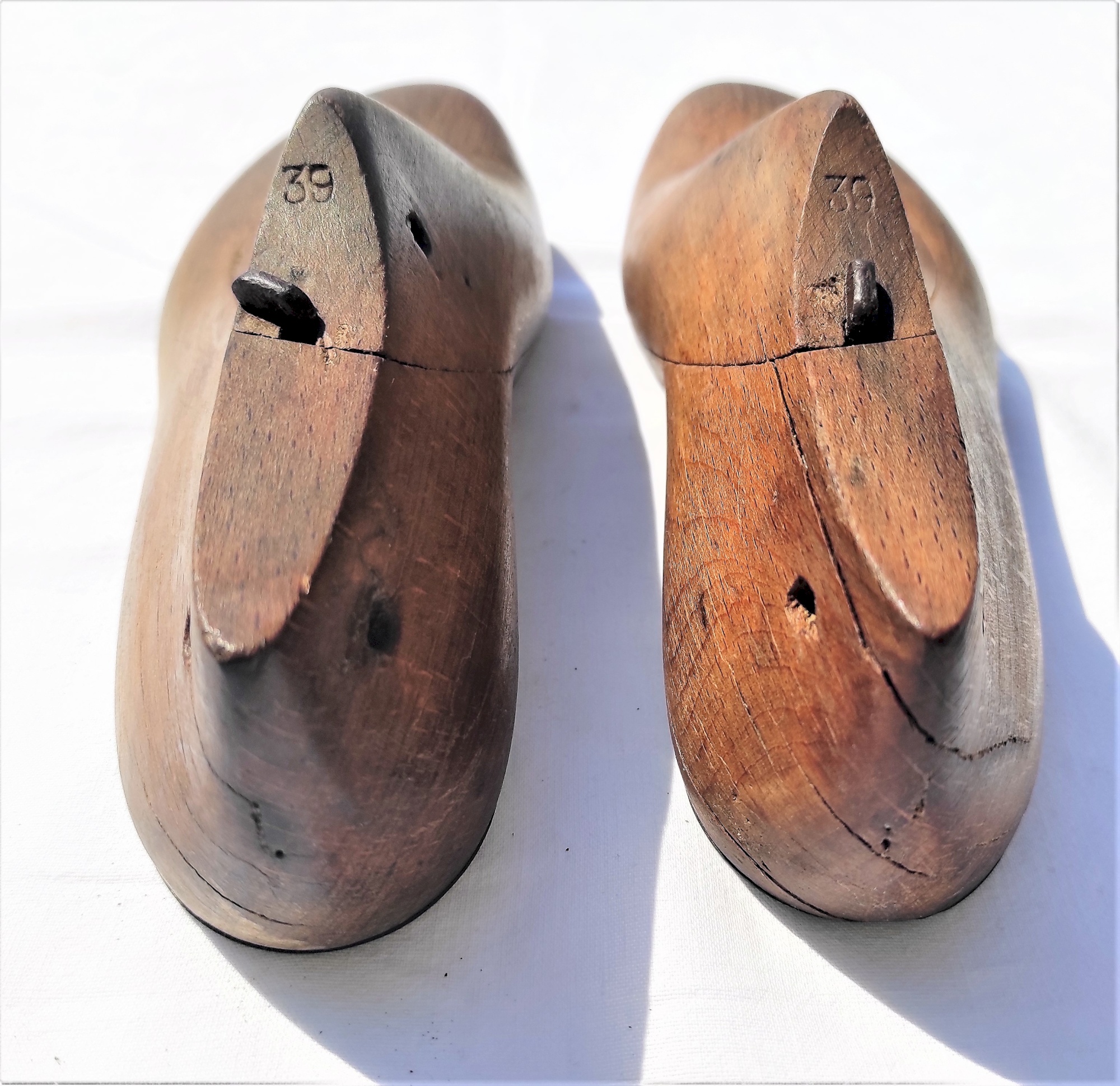 Ancienne Forme De Botte En Bois De Cordonnier - Marque Fram L Co - Rare