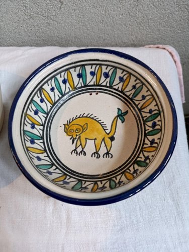 Paire de grand bol décoratifs origine nord africaine en bon état