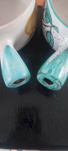 Paire de gros Poêlons en céramique Vallauris