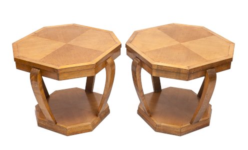 Pair of Art Deco side tables
