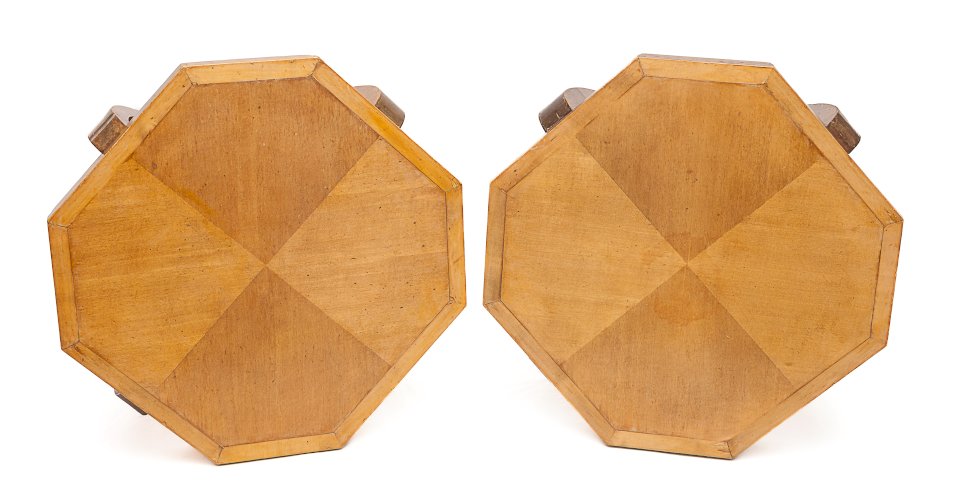 Paire de guéridons Art Déco