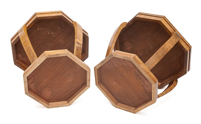 Paire de guéridons Art Déco