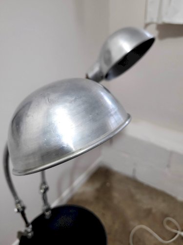 Paire de lampes datelier années 30