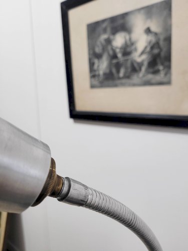 Paire de lampes datelier années 30