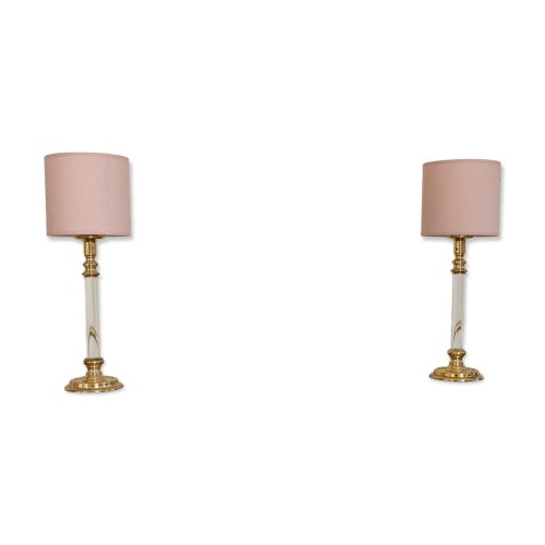 Paire de lampes de chevet vintage - Style Art Déco