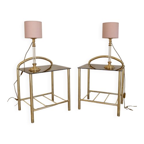 Paire de lampes de chevet vintage - Style Art Déco