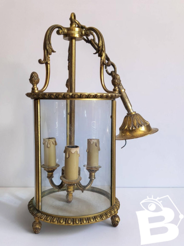Paire de lanternes en Bronze Style Louis XVI