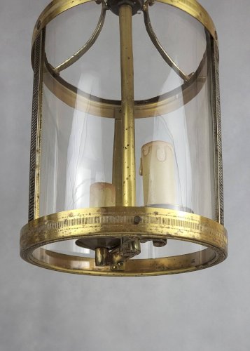 Paire de lanternes en laiton, 1950