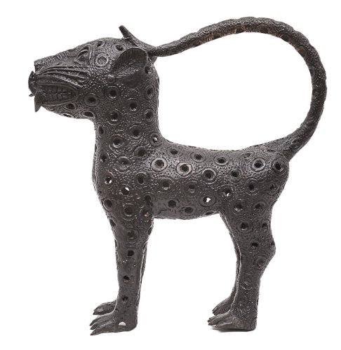 Paire de léopards Royaux du Bénin