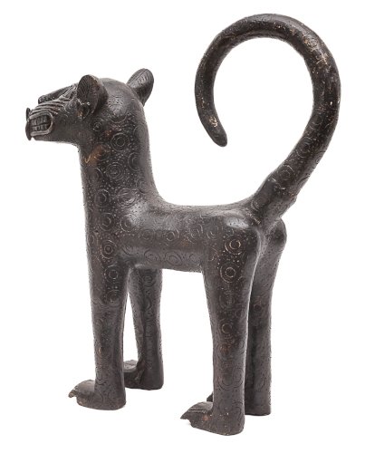 Paire de léopards Royaux du Bénin