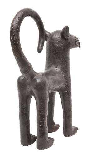 Paire de léopards Royaux du Bénin