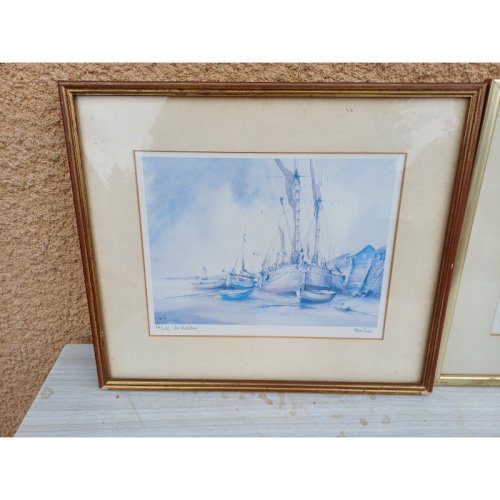 Paire de Lithographies de Peter Toms