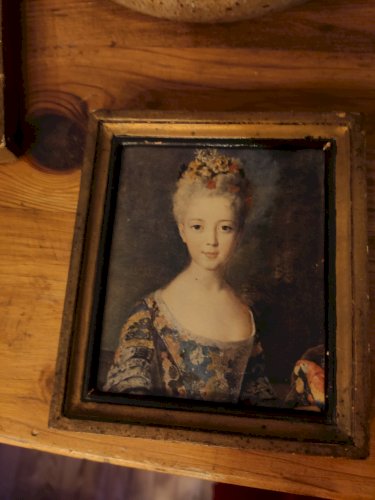 Paire de miniatures décoratives - style XVIIIème siècle