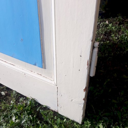 Paire de portes de placard XIX° 206x84cm anciennes bois massif ref880