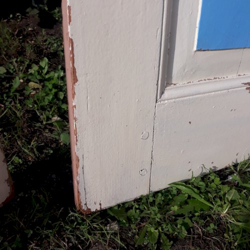 Paire de portes de placard XIX° 206x84cm anciennes bois massif ref880