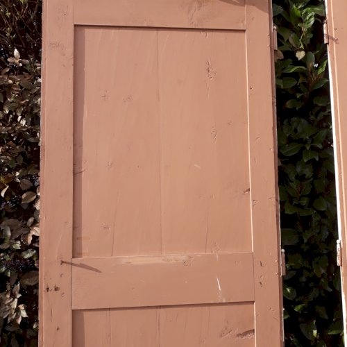 Paire de portes de placard XIX° 206x84cm anciennes bois massif ref880