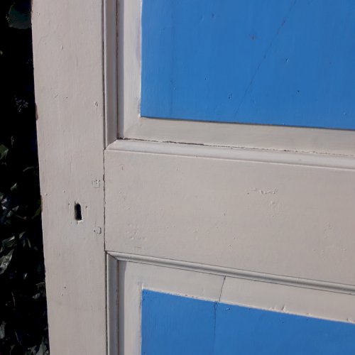 Paire de portes de placard XIX° 206x84cm anciennes bois massif ref880