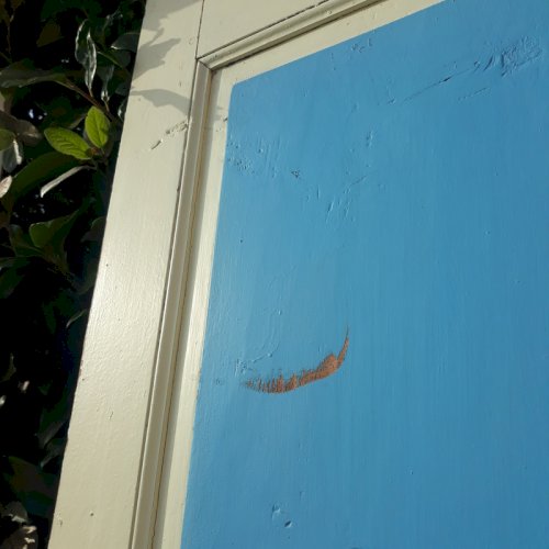 Paire de portes de placard XIX° 206x84cm anciennes bois massif ref880