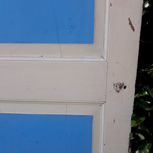 Paire de portes de placard XIX° 206x84cm anciennes bois massif ref880