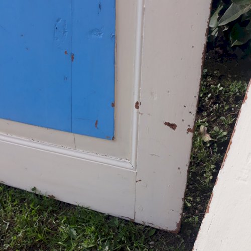 Paire de portes de placard XIX° 206x84cm anciennes bois massif ref880