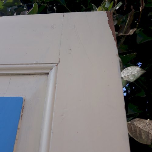 Paire de portes de placard XIX° 206x84cm anciennes bois massif ref880