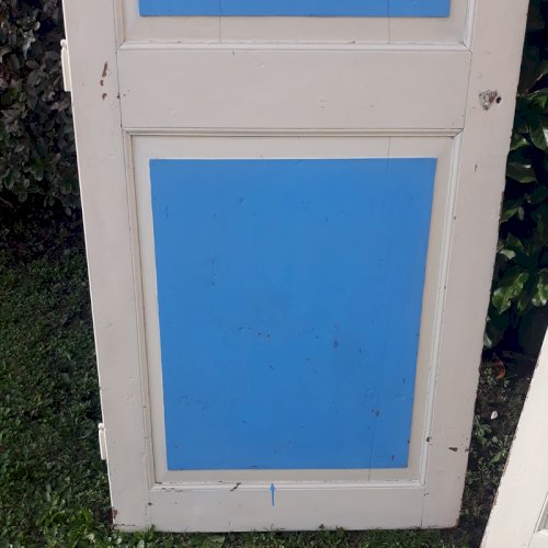 Paire de portes de placard XIX° 206x84cm anciennes bois massif ref880