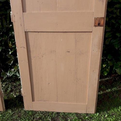 Paire de portes de placard XIX° 206x84cm anciennes bois massif ref880