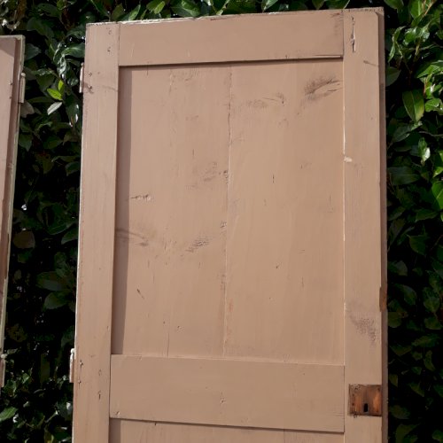 Paire de portes de placard XIX° 206x84cm anciennes bois massif ref880