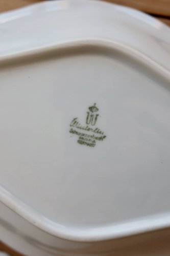 Paire de raviers vintage Winterling Bavaria en porcelaine blanche
