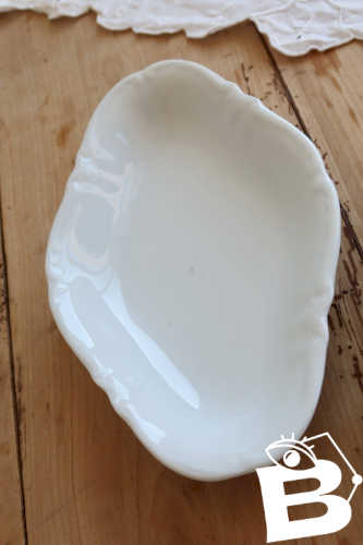 Paire de raviers vintage Winterling Bavaria en porcelaine blanche
