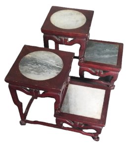 Paire de sellettes anciennes