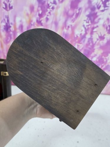 paire de serre livres en bois et cuivre sabot kitsch